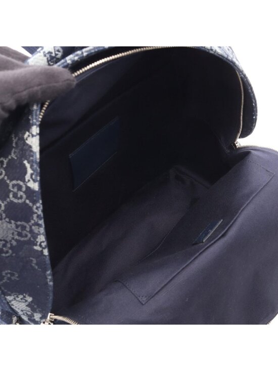 Gucci Backpack GG Denim Indigo Blue main image 7